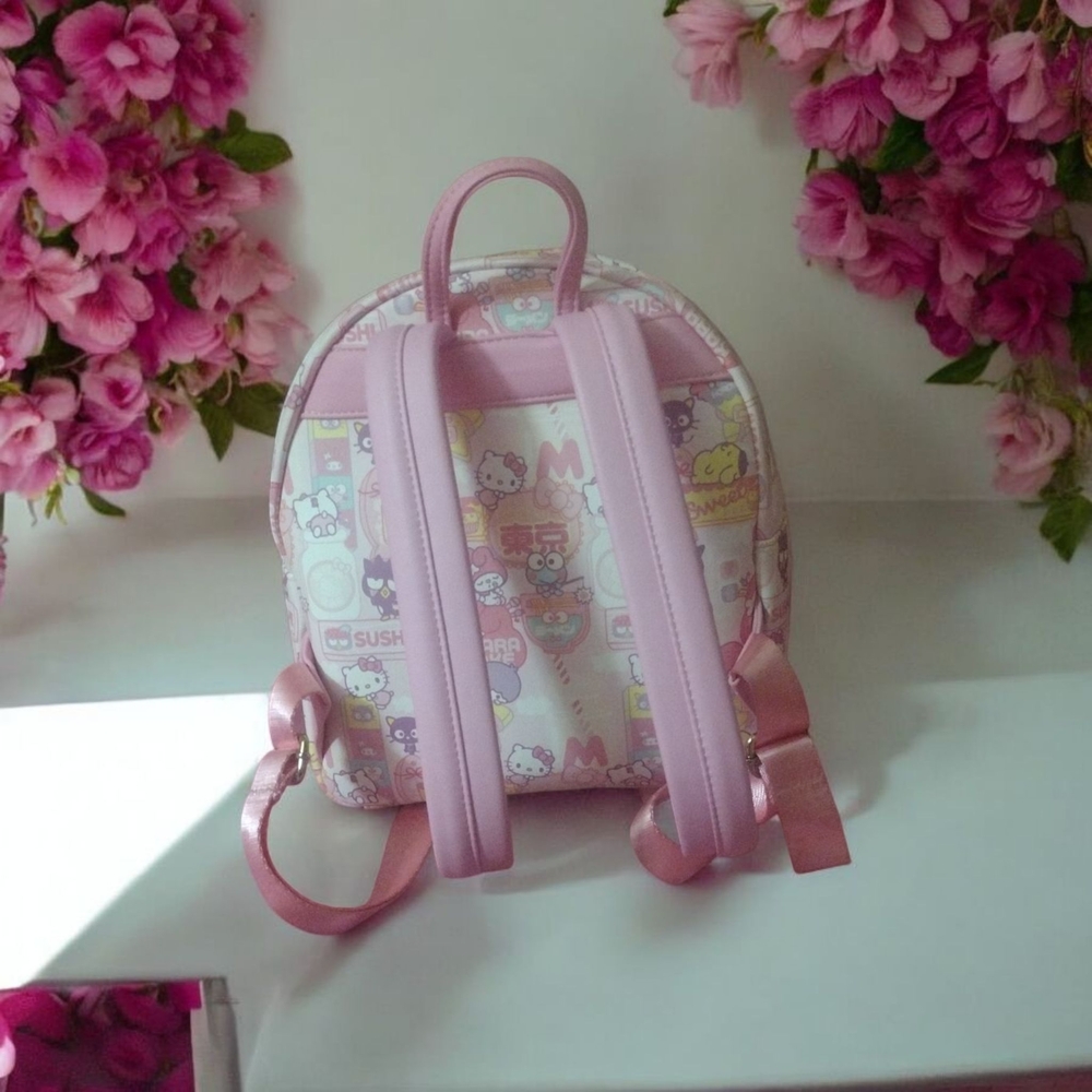 Hello Kitty Multicolor Graphic Backpack - image 2